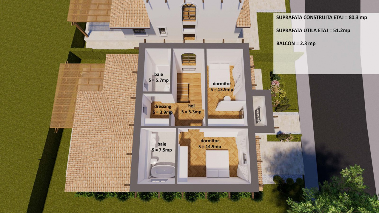 BALOTESTI – SAFTICA, LOT DE COLT 400 MP, AUTORIZATIE DE CONSTRUIRE! 